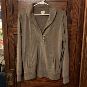 Banana Republic Men's Taupe Turtleneck Sweater